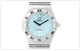 二手OMEGA 歐米茄女錶 CONSTELLATION 星座系列 貝殼錶面